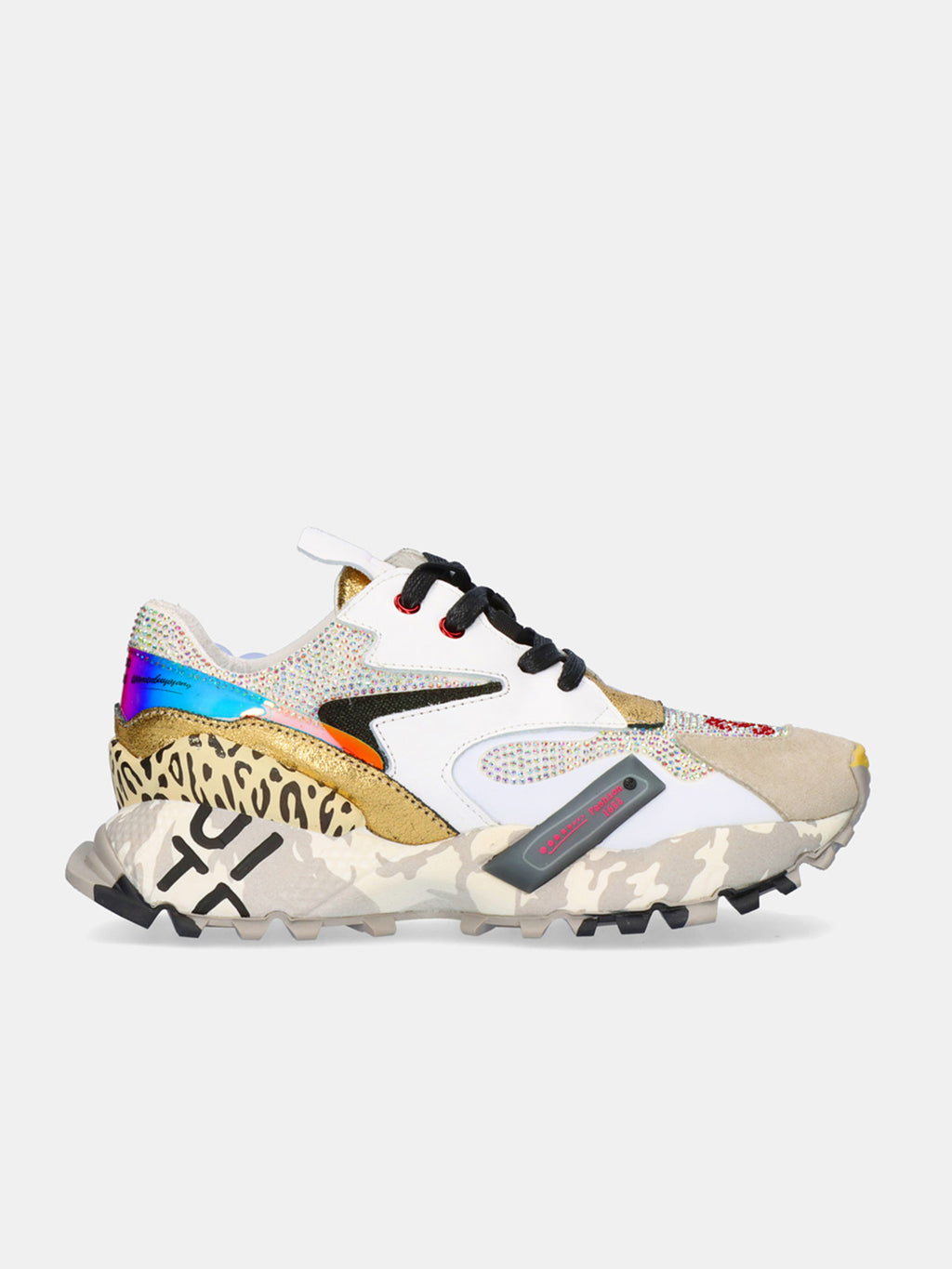 0129-10 LEATHER WHITE