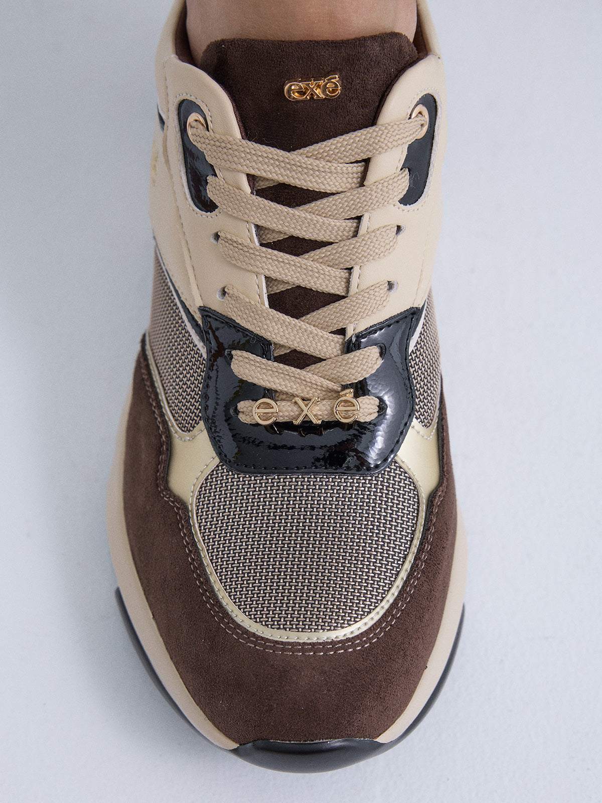 106-42EX86 PU BROWN BEIGE