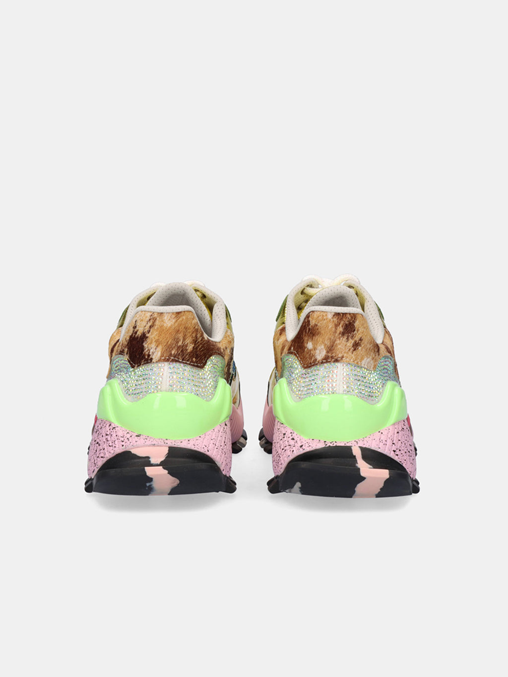 134-18 LEATHER GOLD SILV