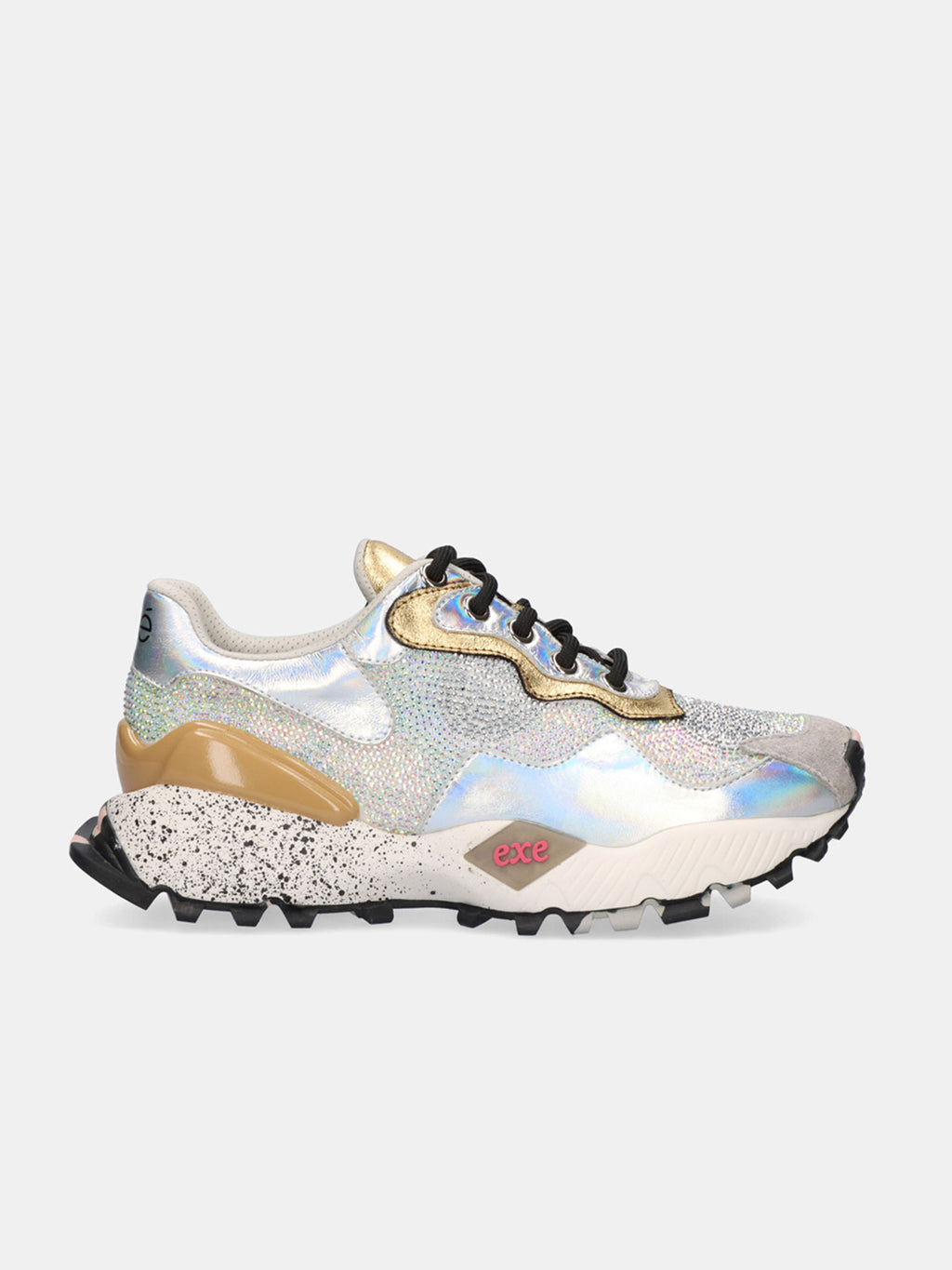 134-18 LEATHER SILVER GLD