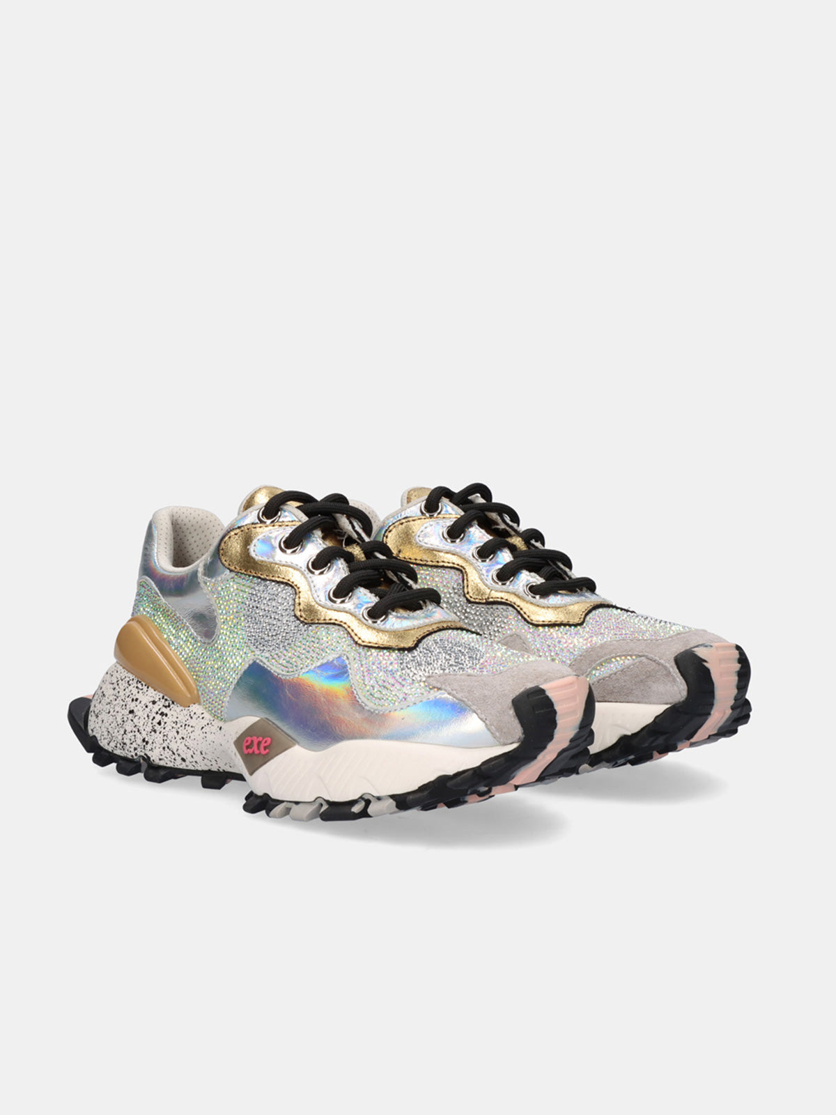 134-18 LEATHER SILVER GLD