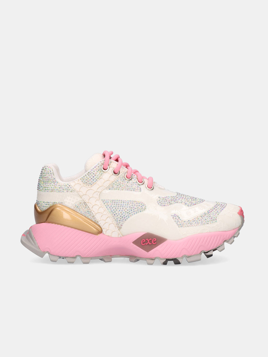 134-20 LEATHER WHITE PINK