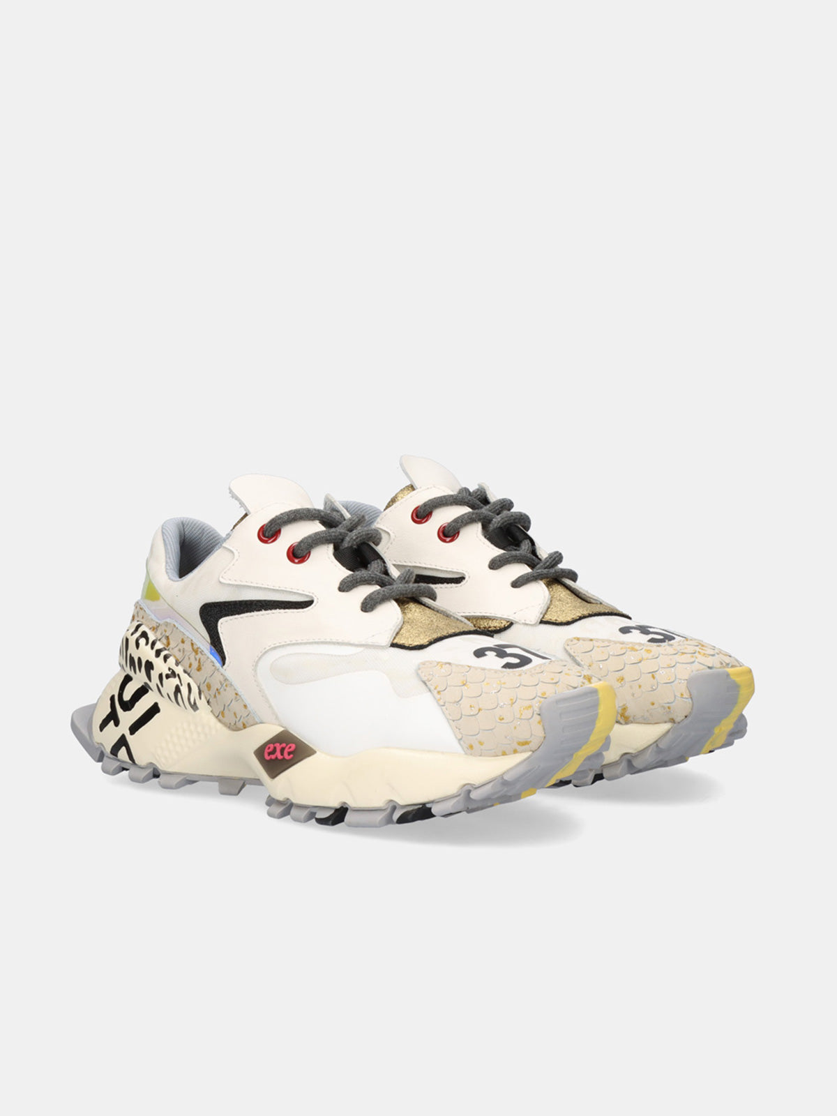 134-26 LEATHER WHITE