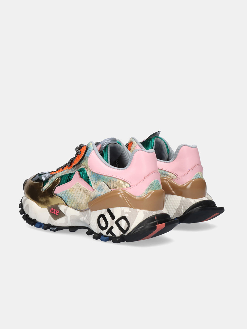 134-28M LEATHER GOLD GREEN