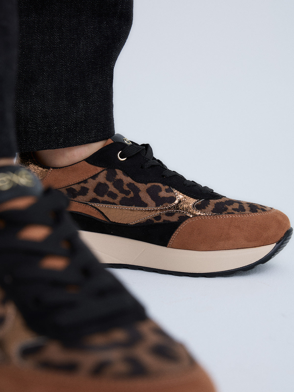 161-62EX13 TEXTIL CAMEL BLACK