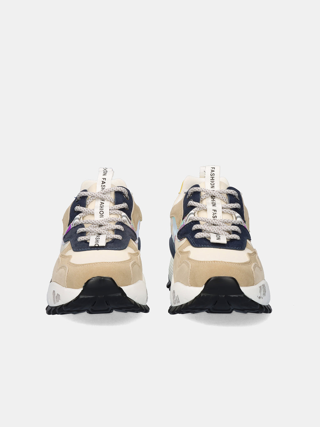 19V03-1 PU BEIGE BLK