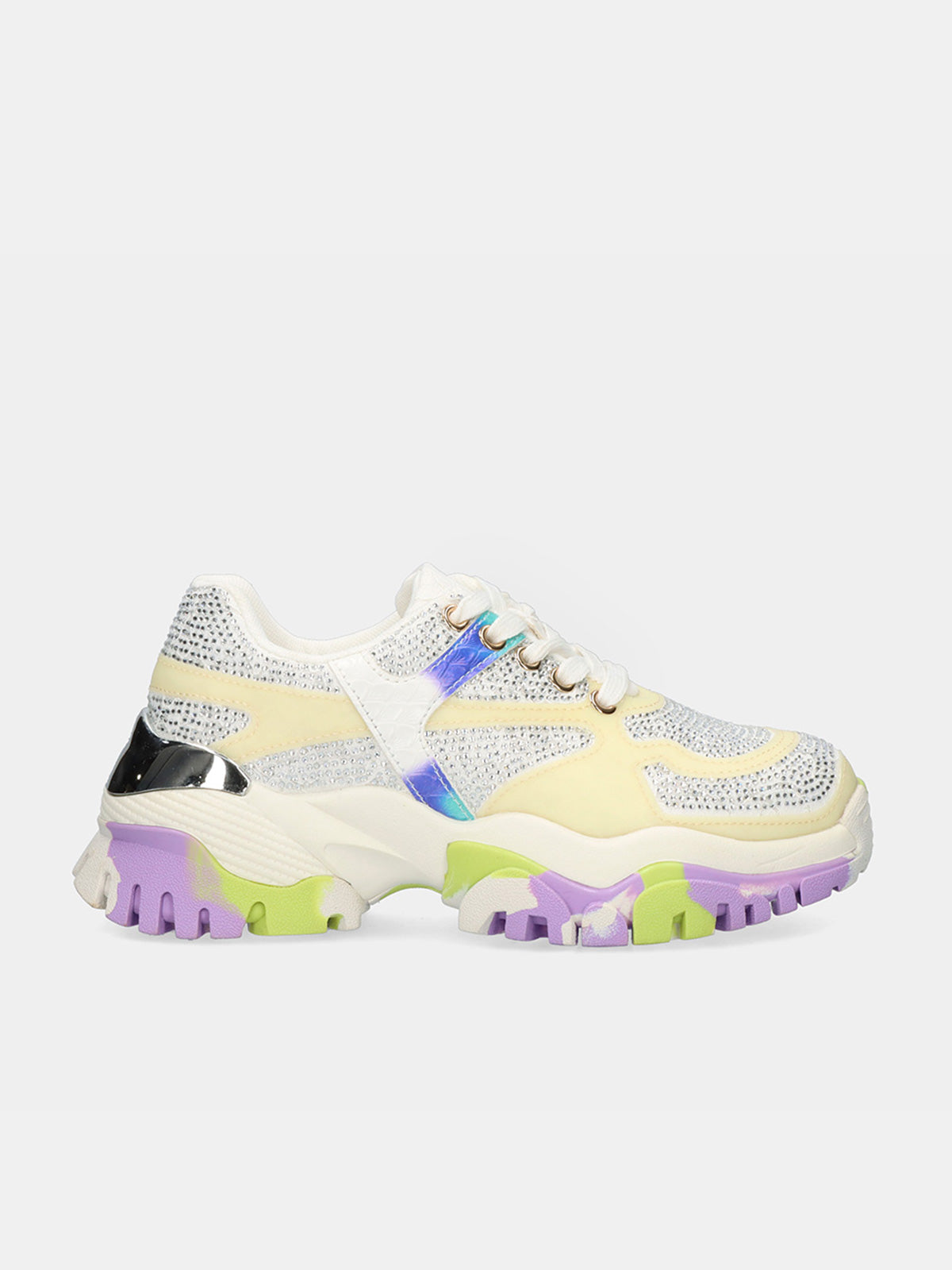 22E10-8 STRASS WHITE BEIG