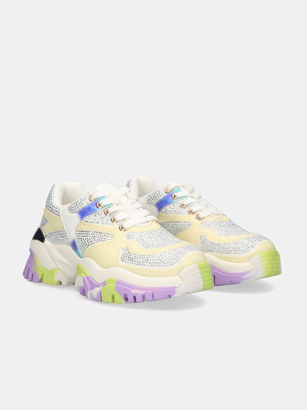 22E10-8 STRASS WHITE BEIG