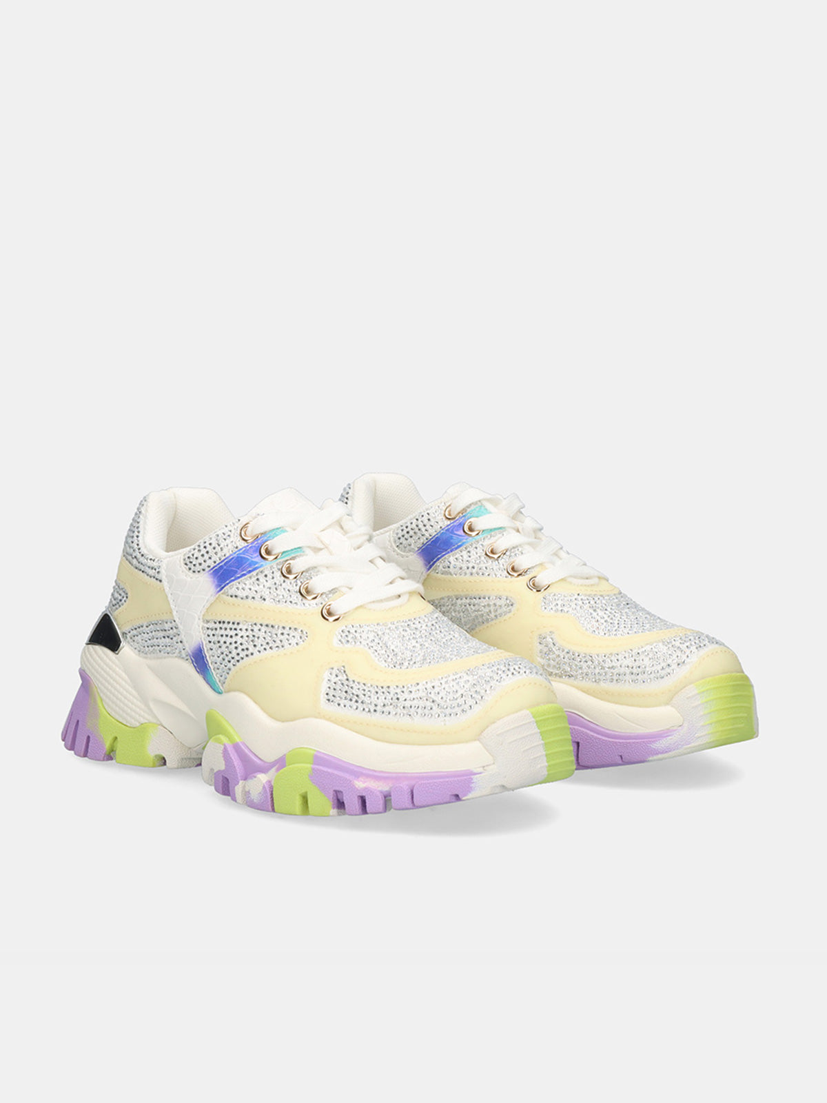 22E10-8 STRASS WHITE BEIG