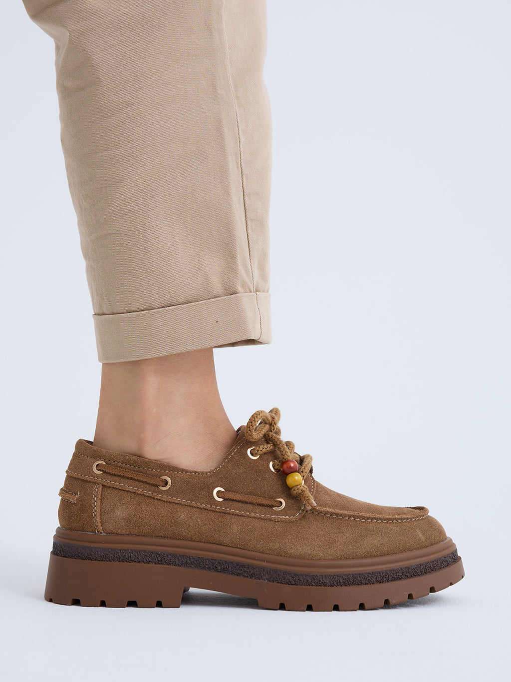 25781-01 SUEDE CAMEL