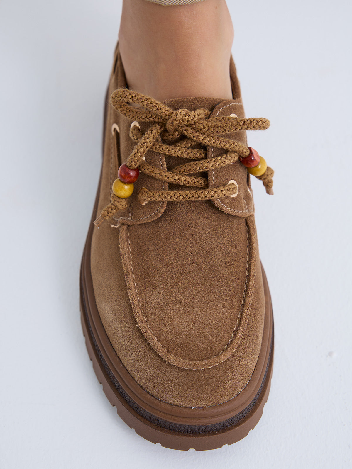 25781-01 SUEDE CAMEL