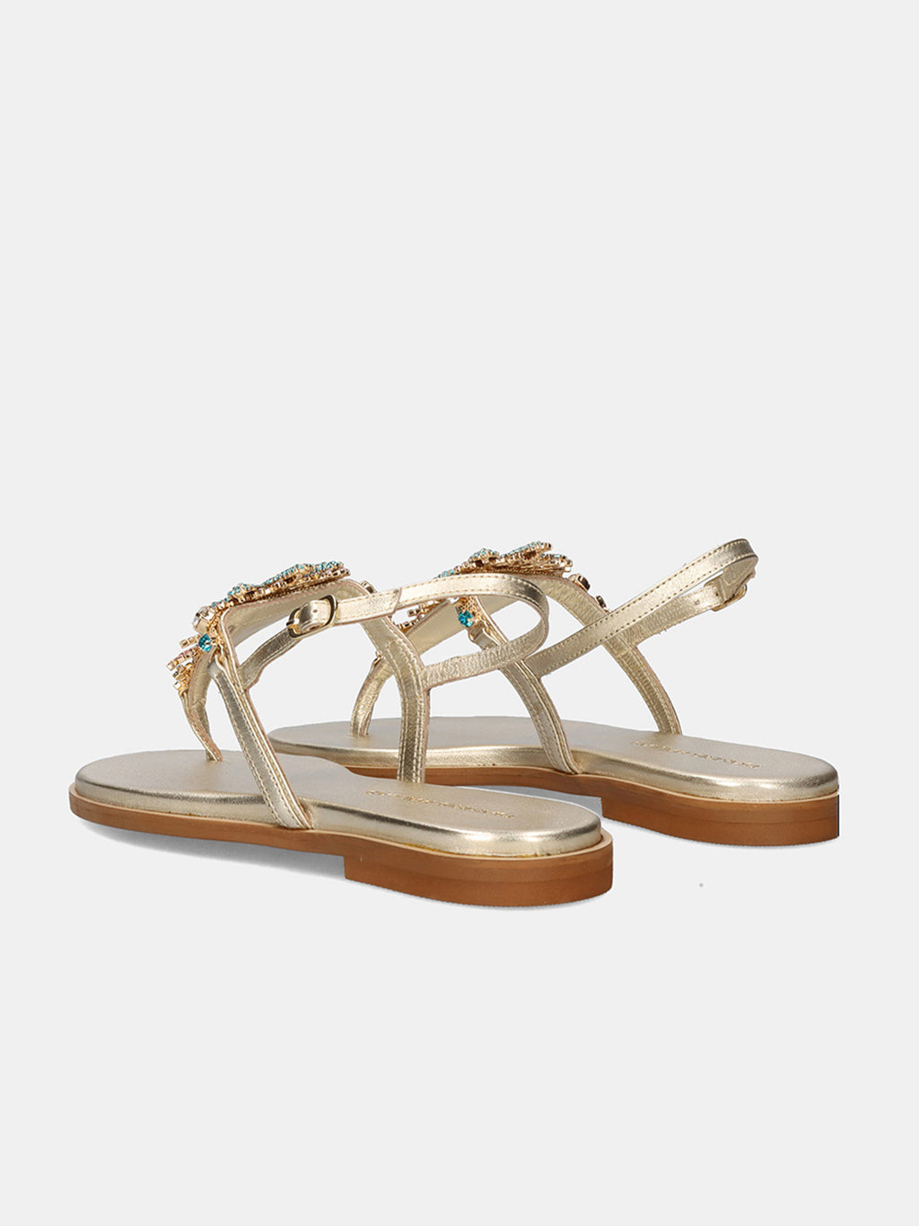 522 LORIS LEATHER GOLD