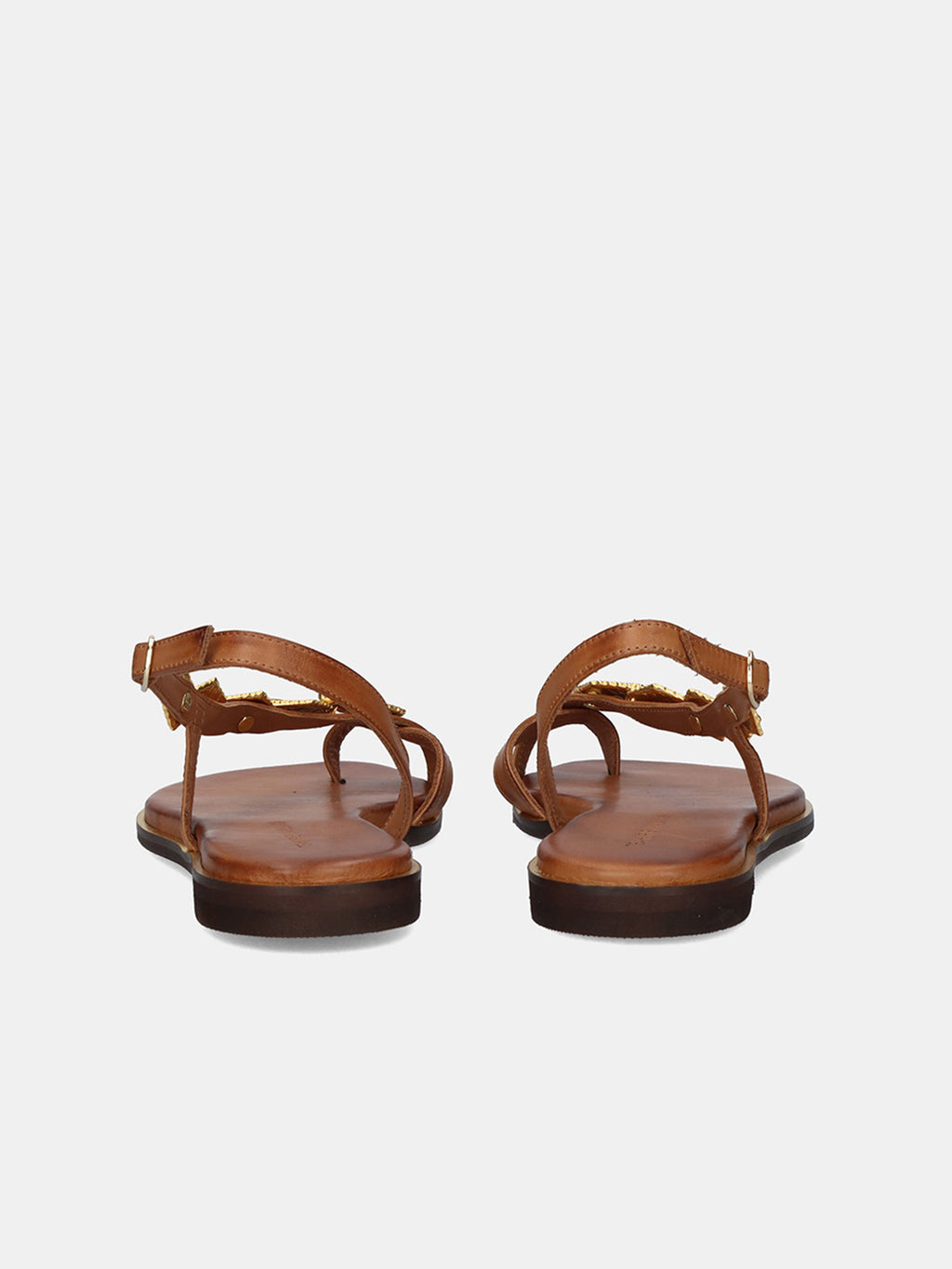 554 GOLDIE LEATHER BROWN