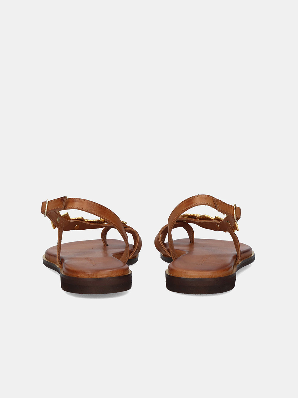 554 GOLDIE LEATHER BROWN