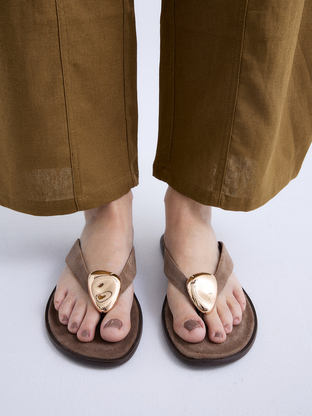 566 ZIZEL SUEDE TAUPE