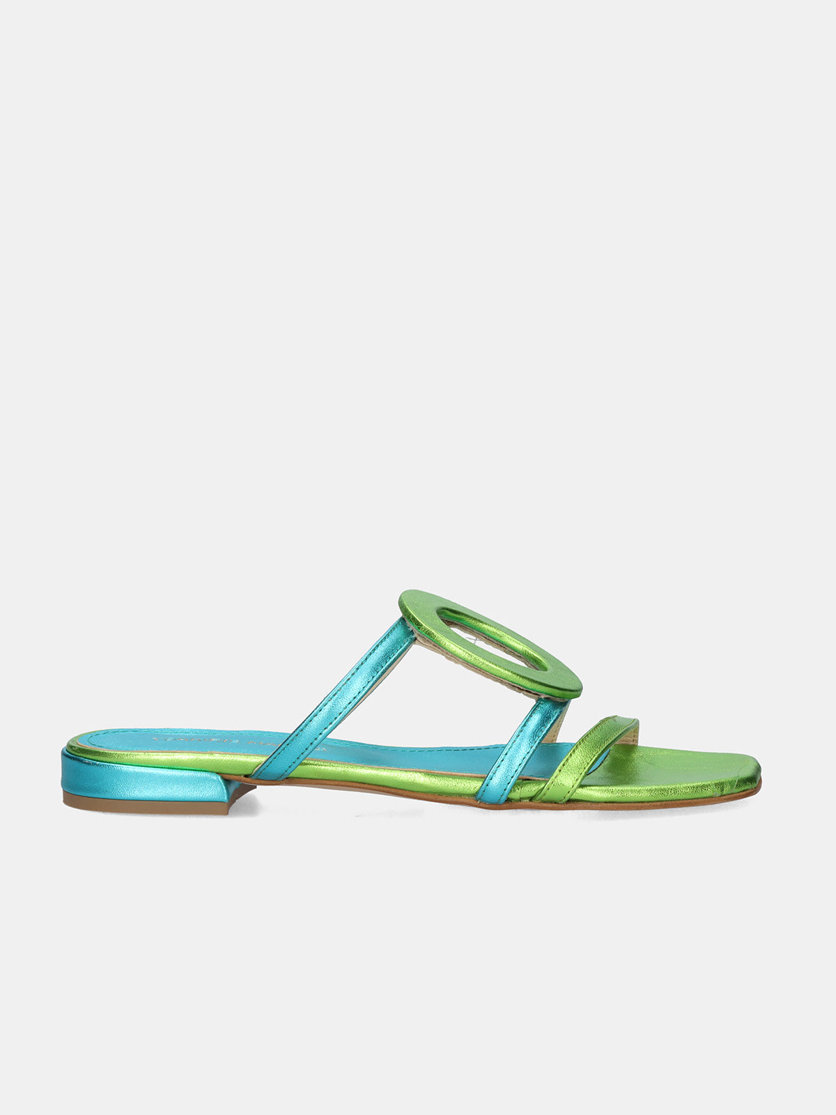 580 FEDRA LEATHER AQUA GREEN