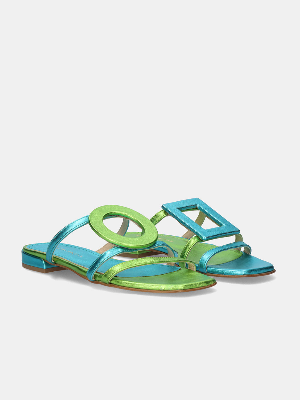 580 FEDRA LEATHER AQUA GREEN