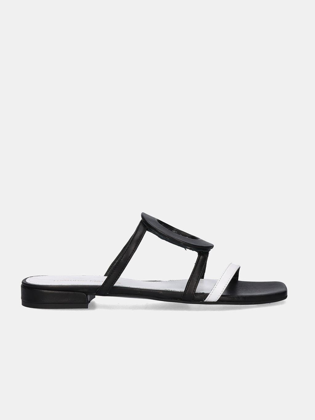 580 FEDRA LEATHER BLACK WHT