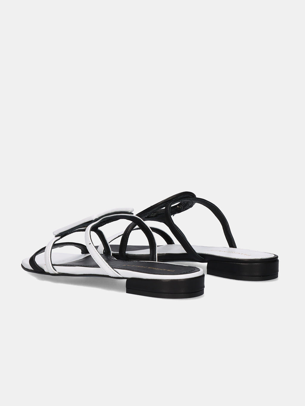 580 FEDRA LEATHER BLACK WHT