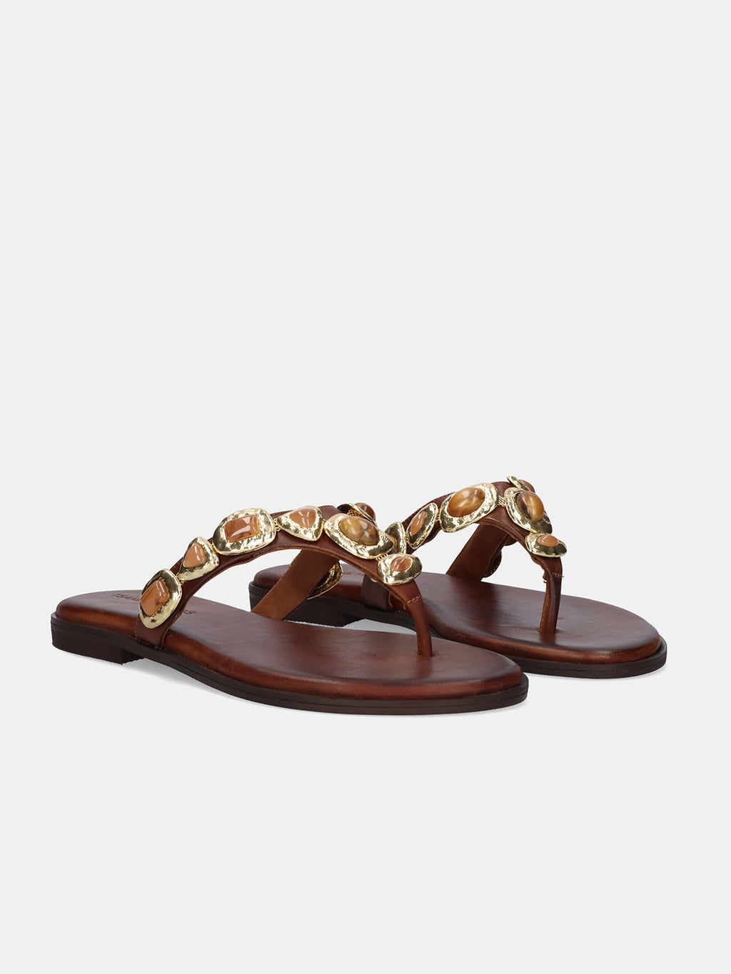 587 LORIS LEATHER BROWN