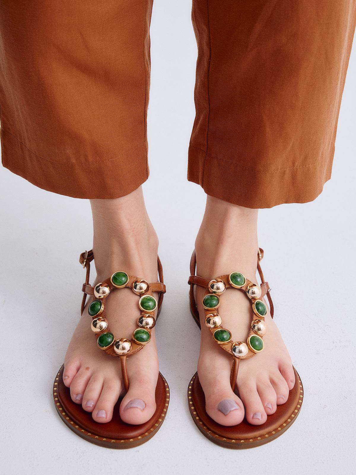 647 IRENE LEATHER TAN