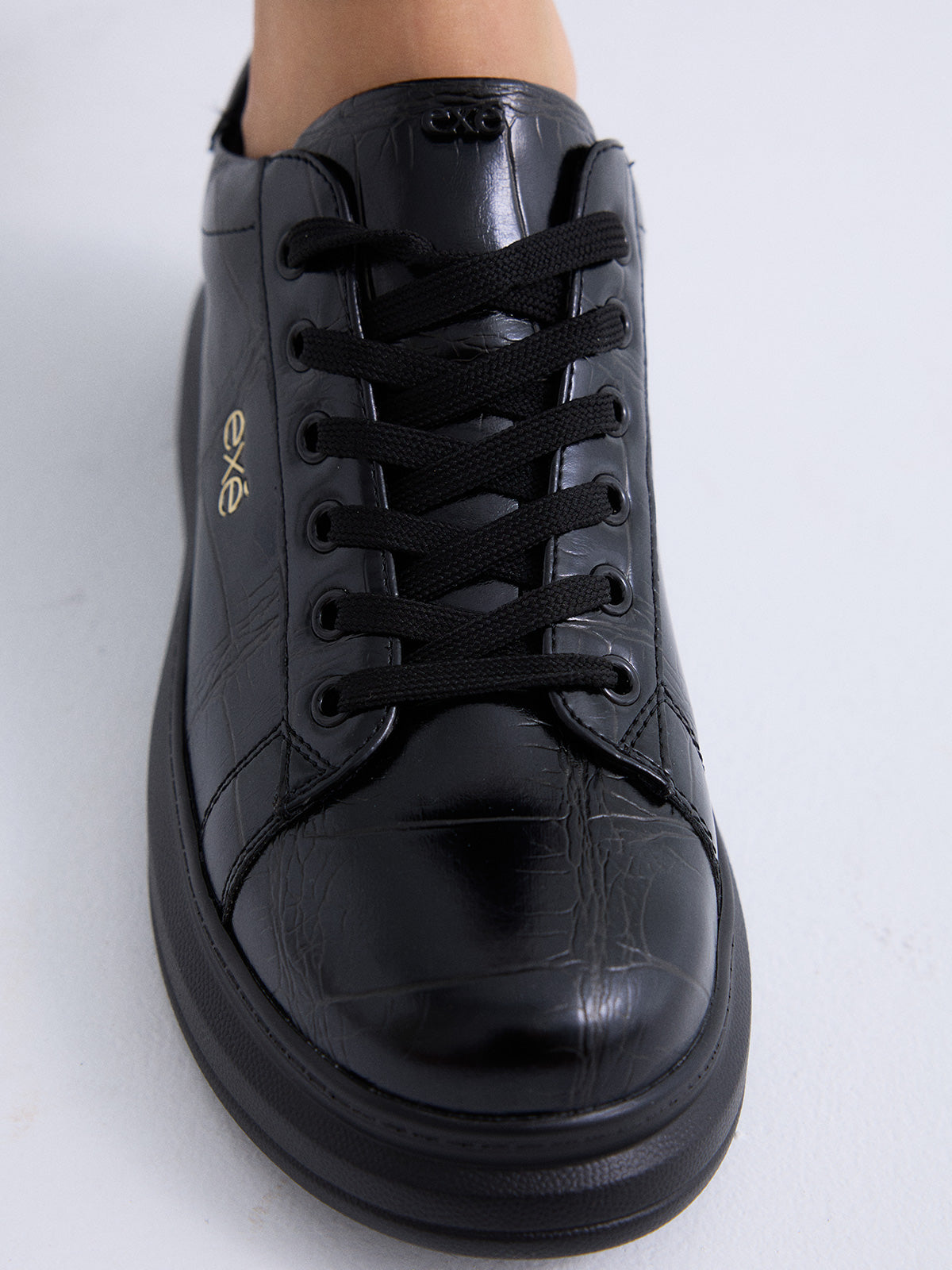 66-22WEX166 CROCO BLACK