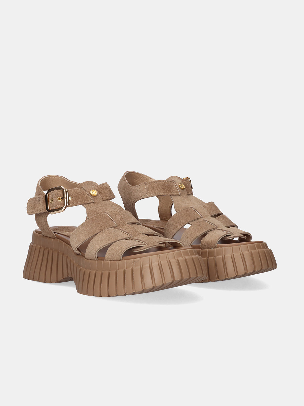 842 MAGGIE SUEDE TAUPE