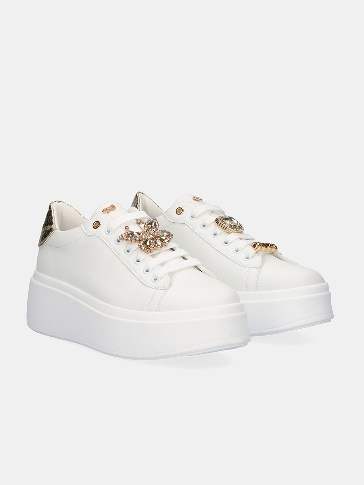 88-32-BUTTERFLY PU WHITE GOLD