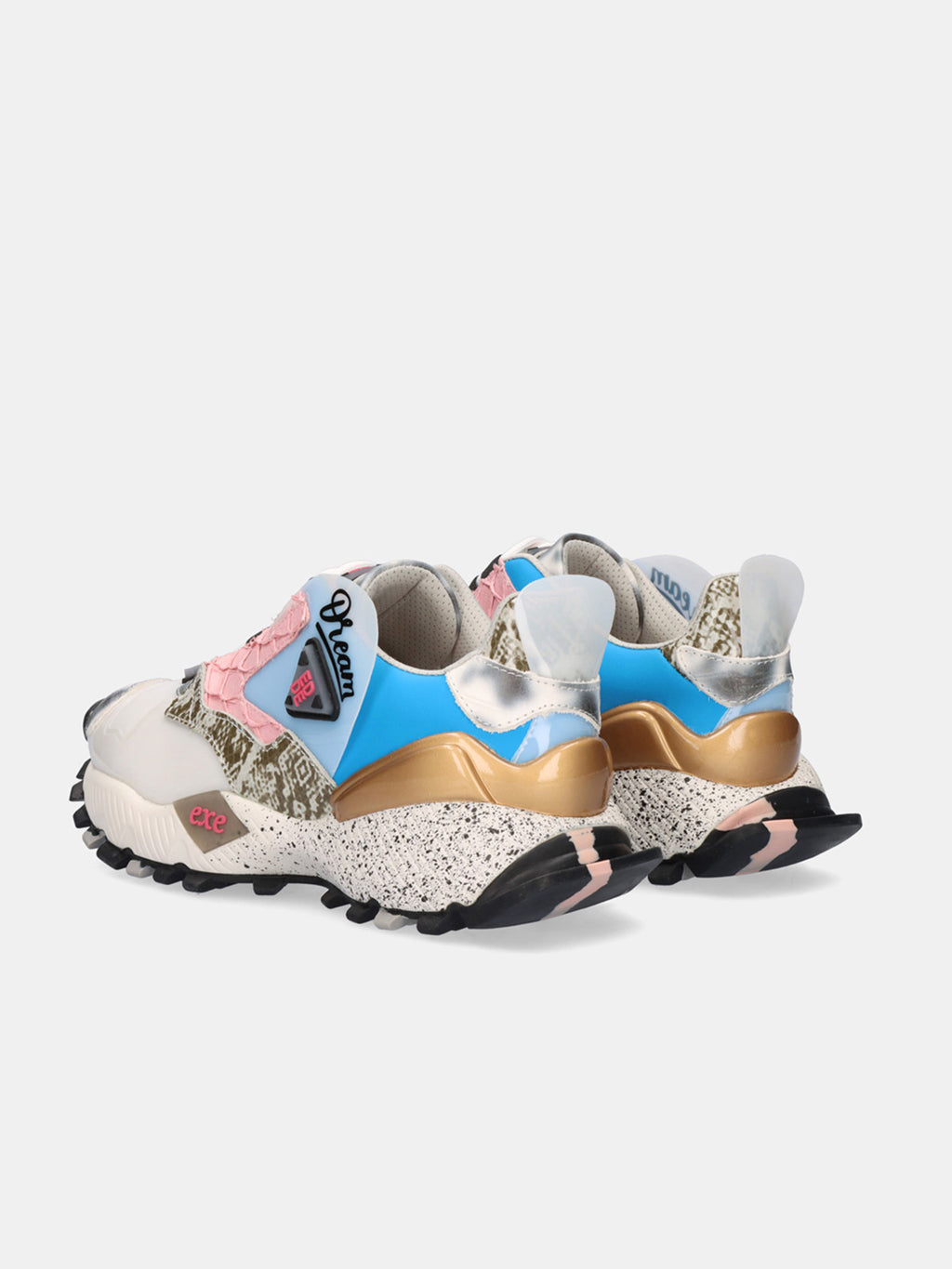 928-3 LEATHER WHITE PINK