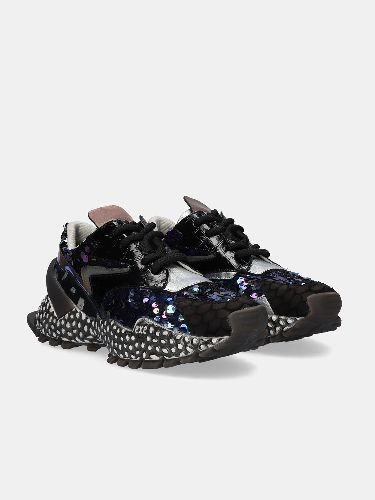 999-14 LEATHER BLACK BLUE