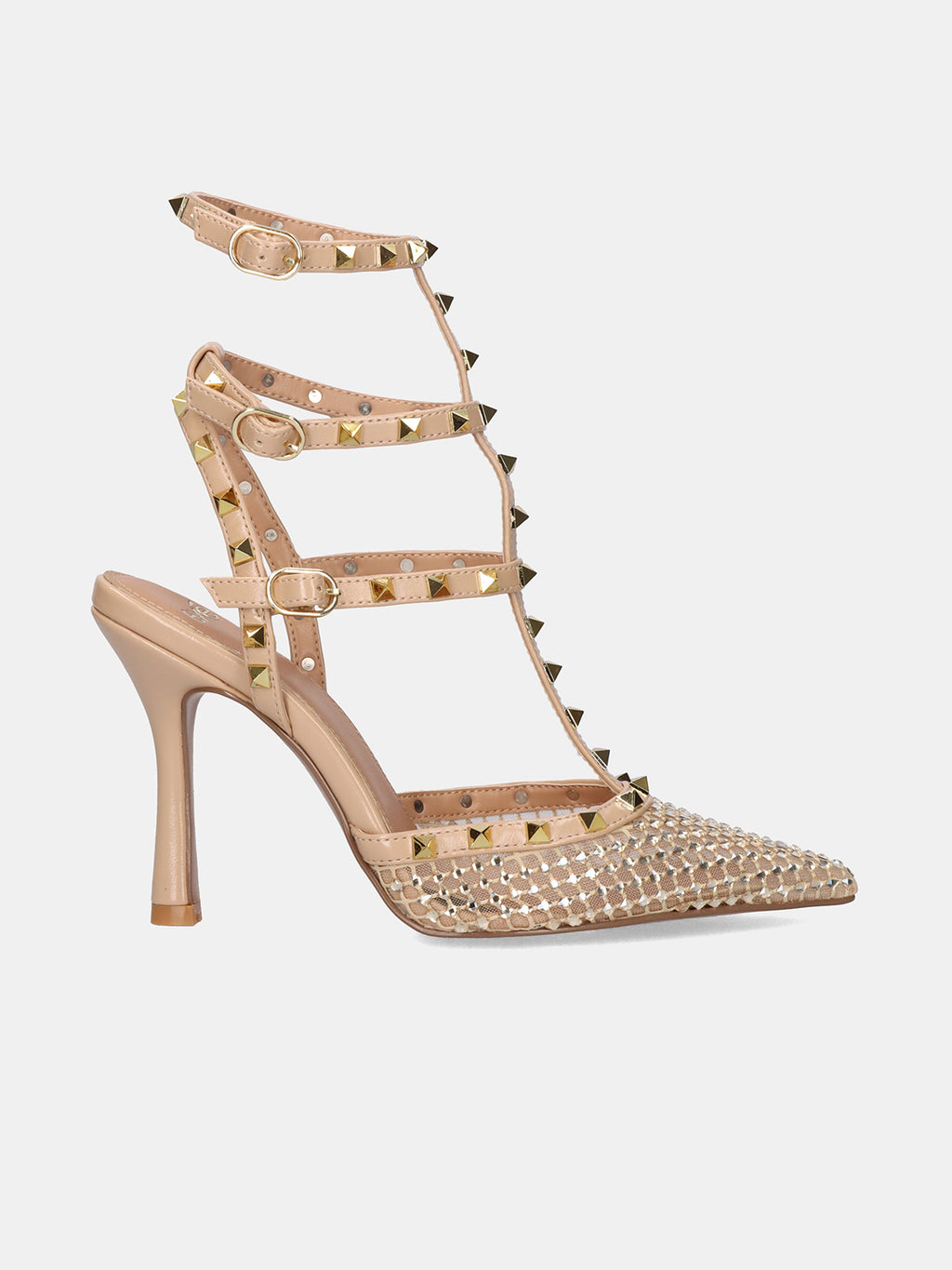 ANGELIA-716 STRASS BEIGE GOLD