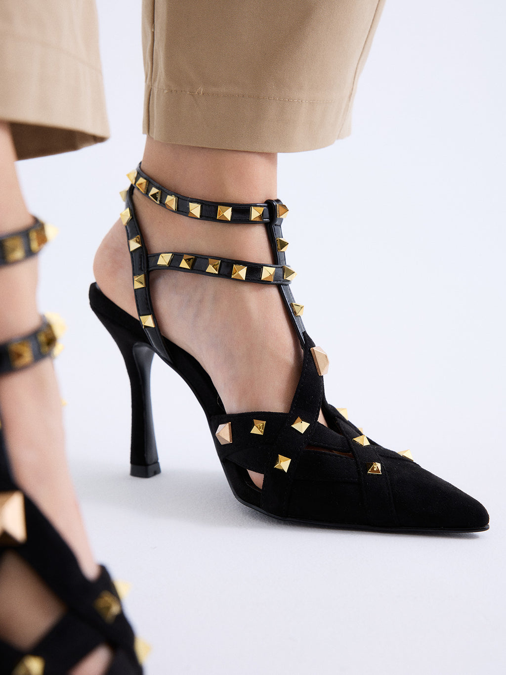 ANGELIA-836 FABRIC BLACK GOLD