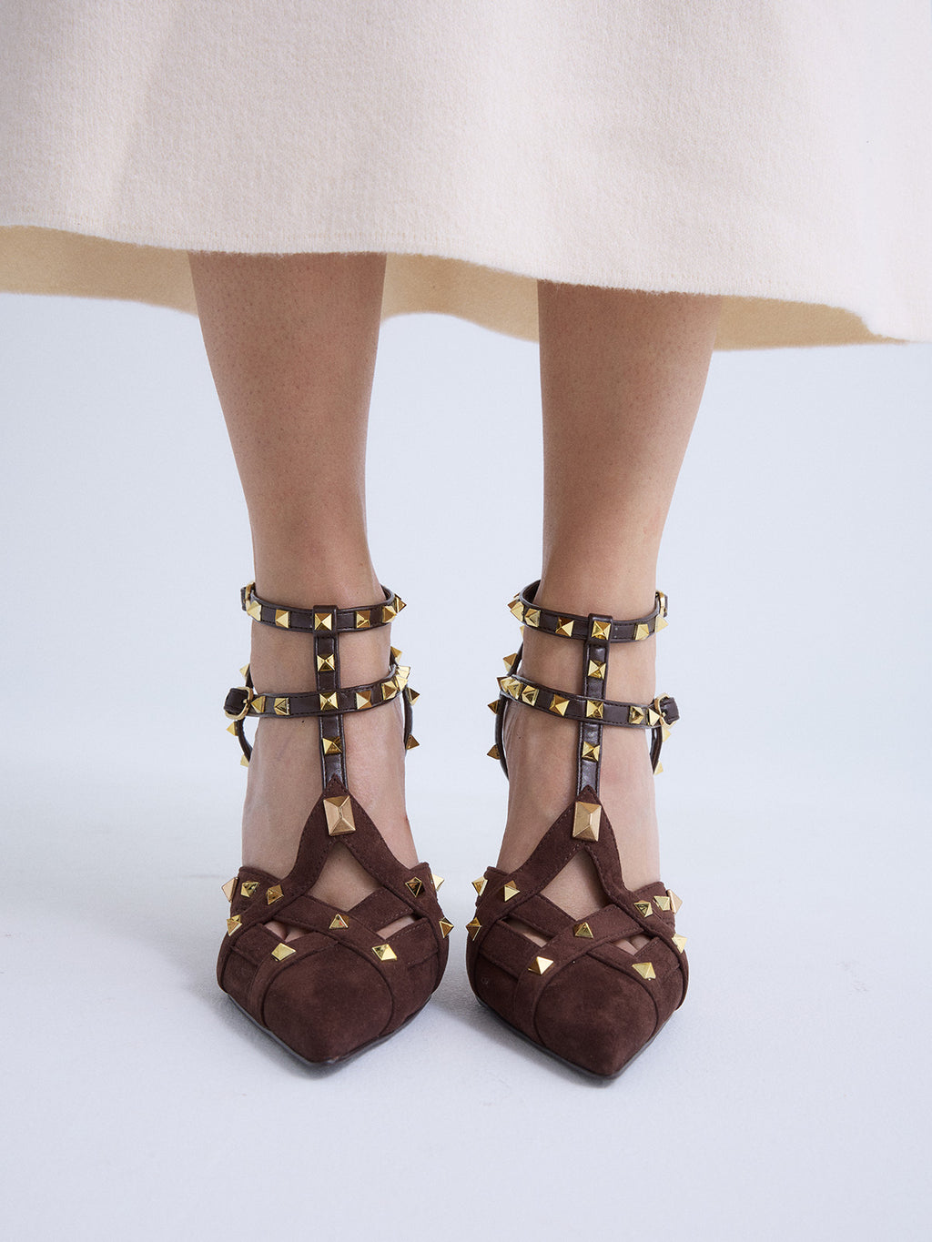 ANGELIA-836 FABRIC BROWN GOLD