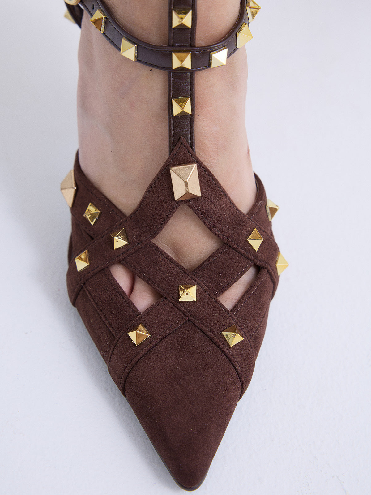 ANGELIA-836 FABRIC BROWN GOLD