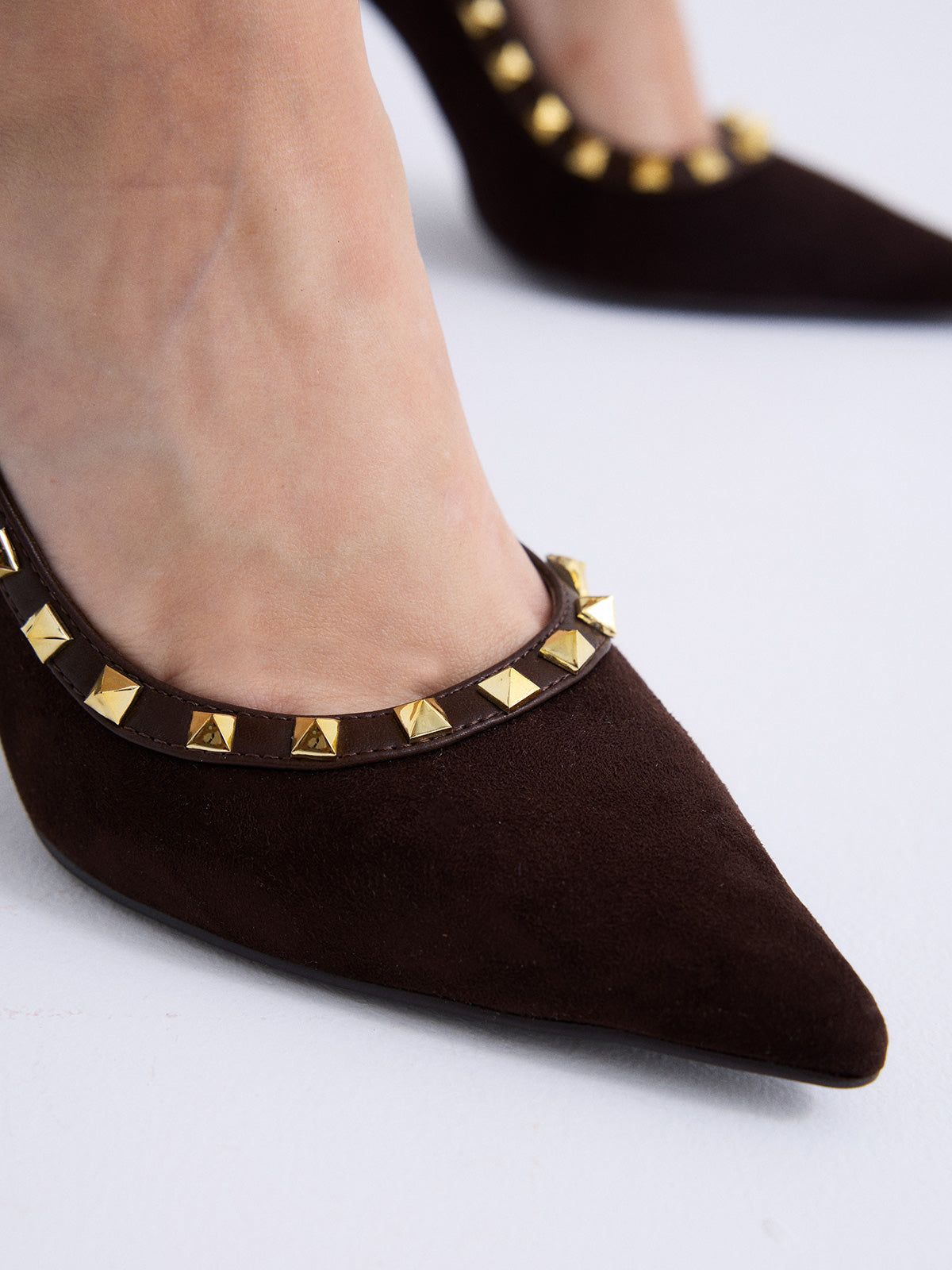 ANGELIA-869 FABRIC BROWN GOLD
