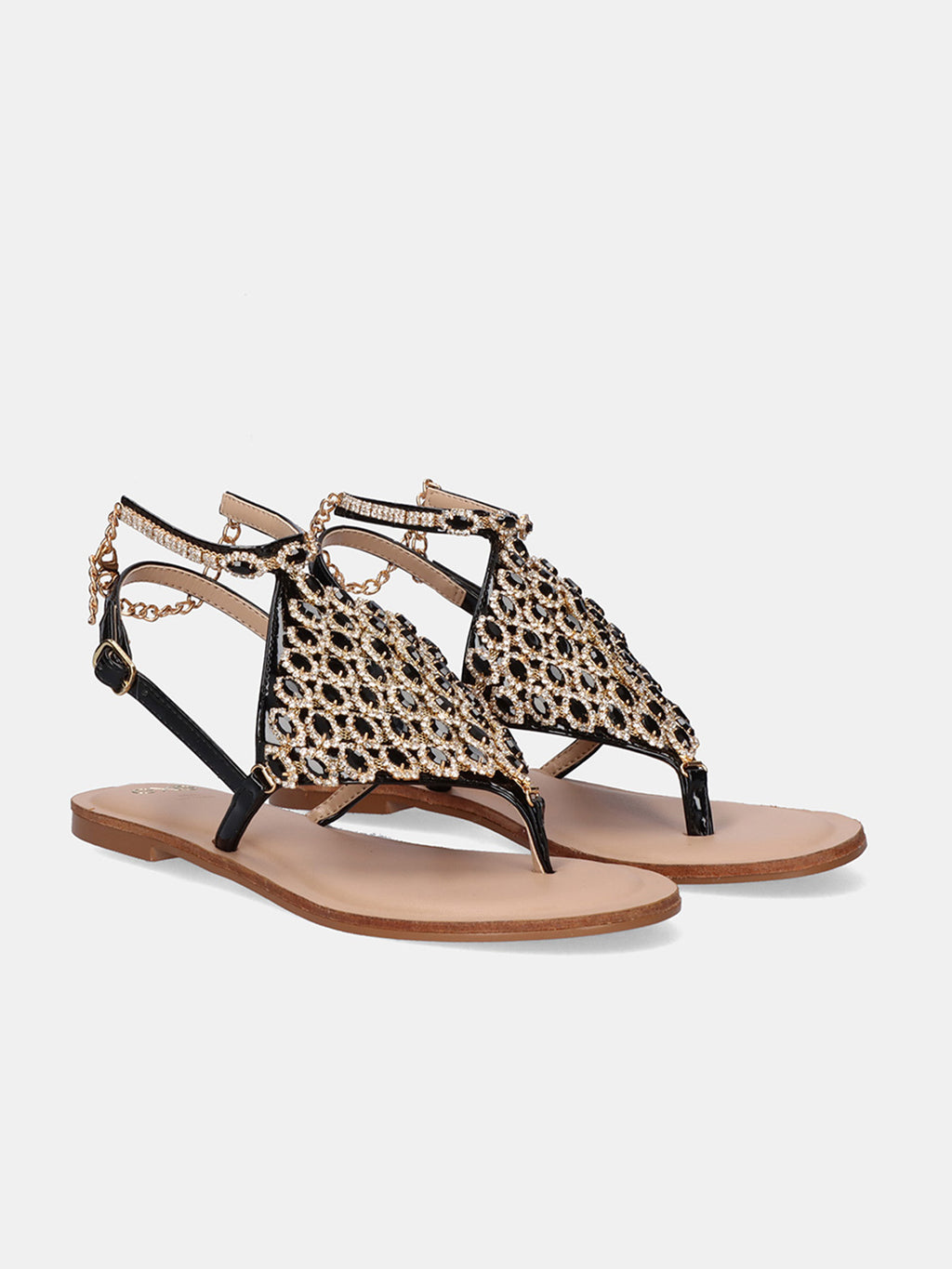 ANGELINA-130 STRASS BLACK