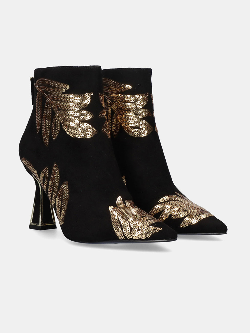 BELINDA-527 FABRIC BLACK-GOLD