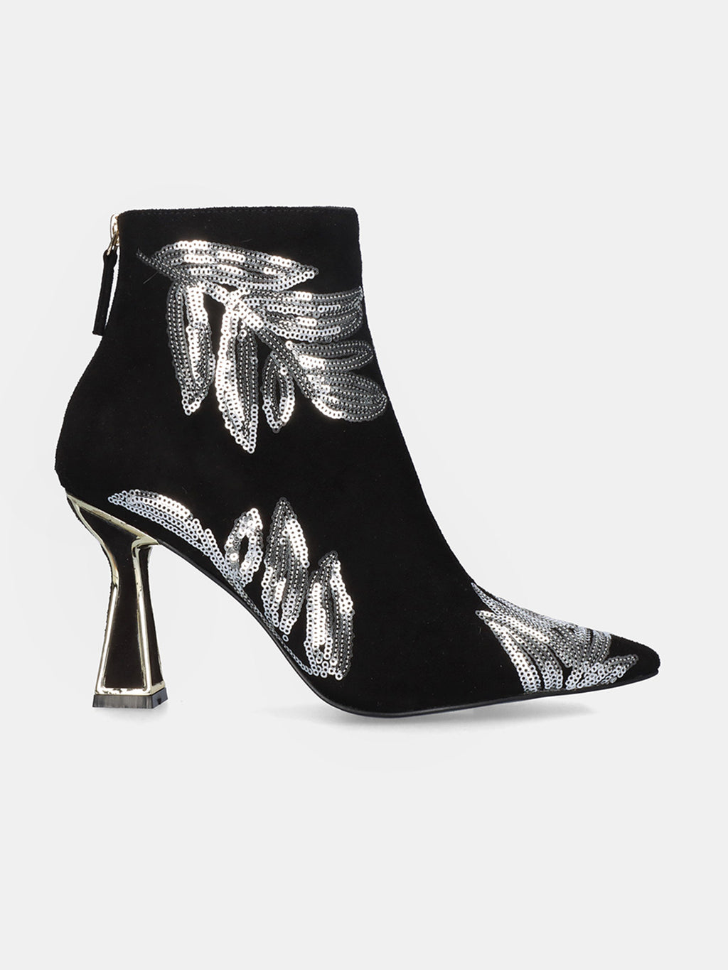 BELINDA-527 FABRIC BLACK-SILV