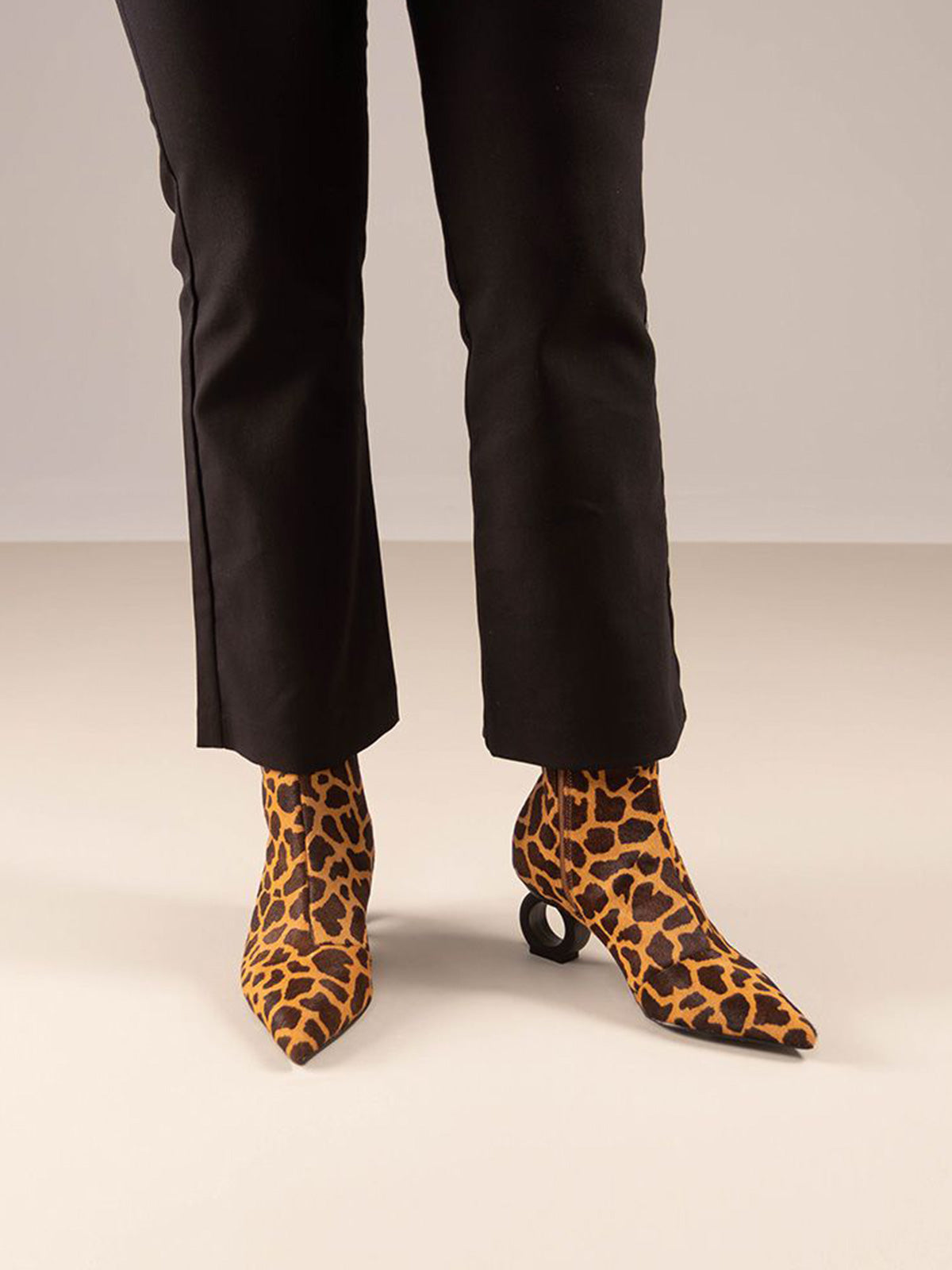 BRUNA-612 LEATHER LEOPARD