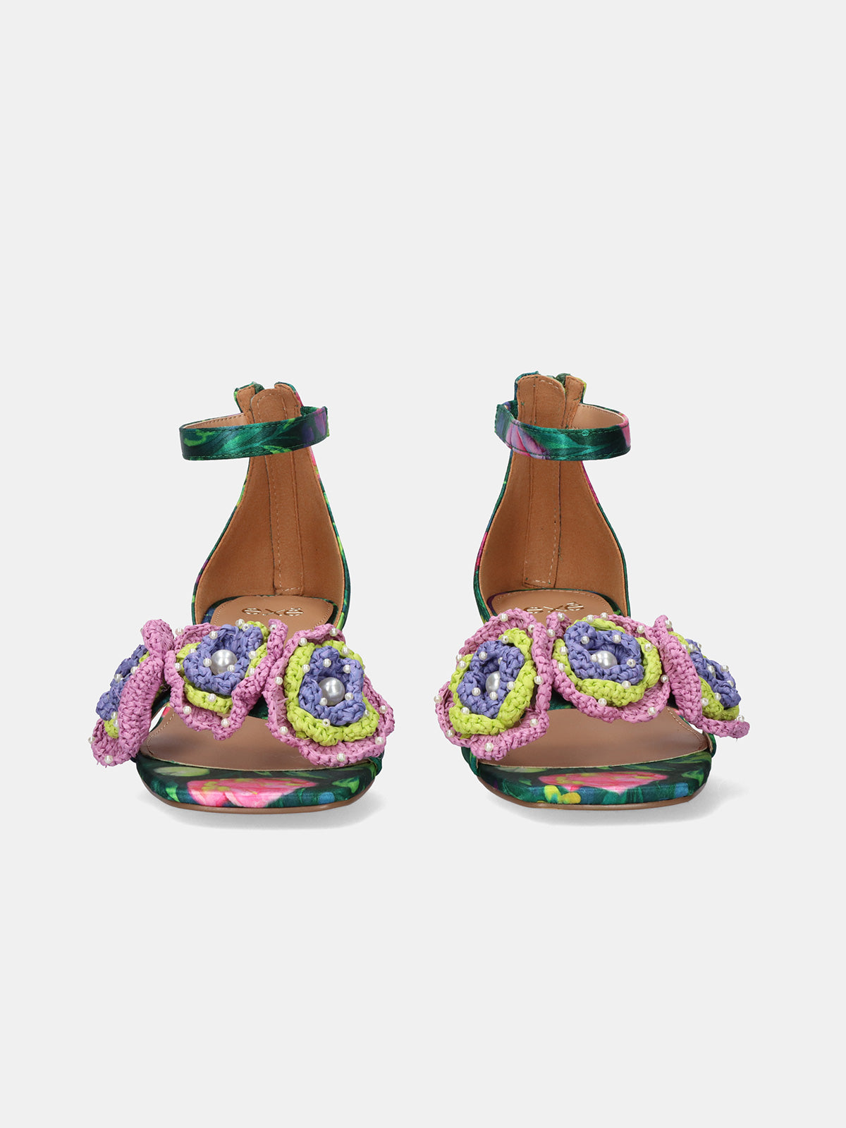 CAPRI-400 FLOWER GREEN BLK