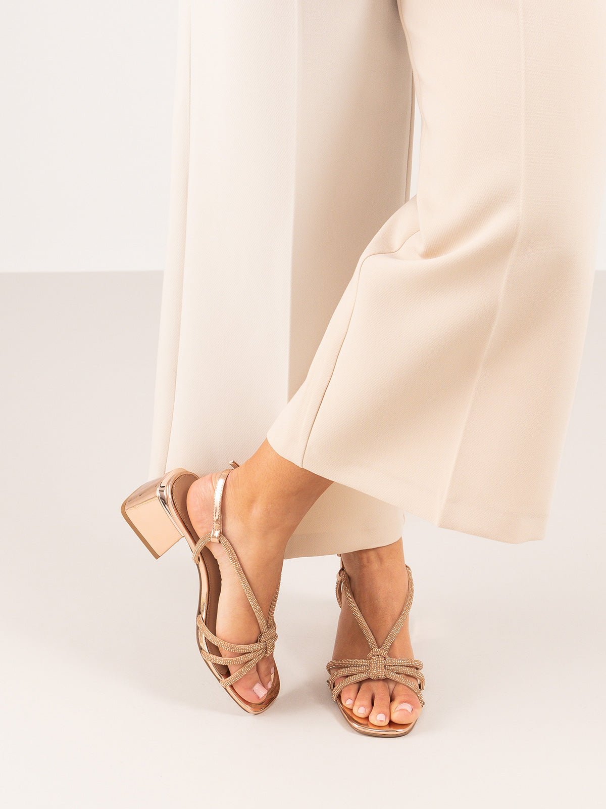 CARMEN-300 STRASS PINK GOLD