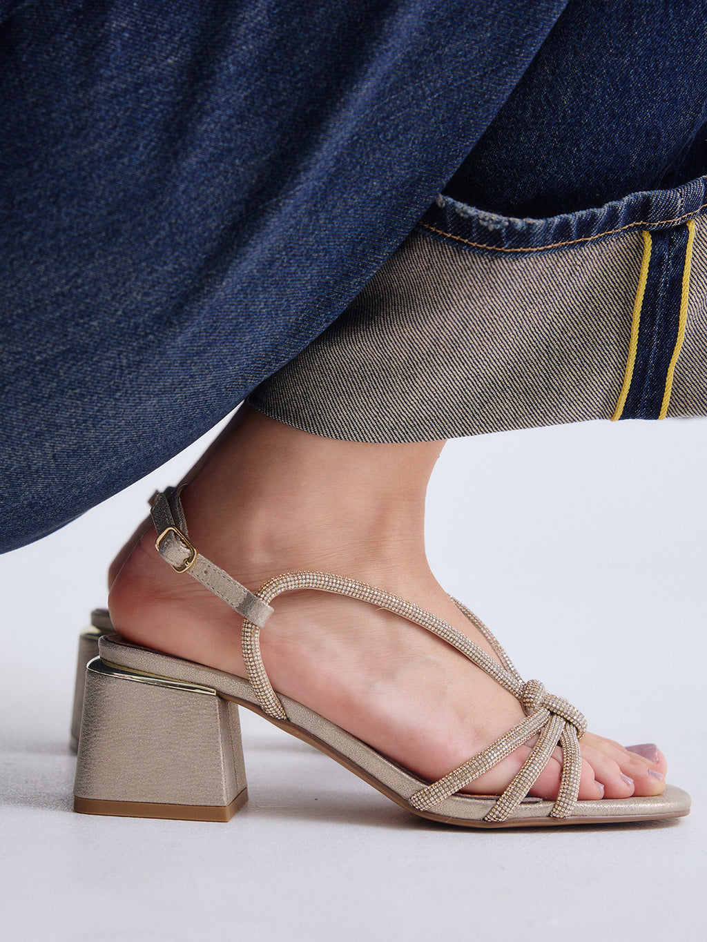 CARMEN-300B STRASS GOLD