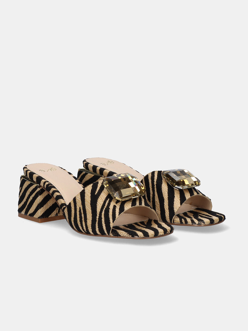 CARMEN-652 ZEBRA BEIGE BLK