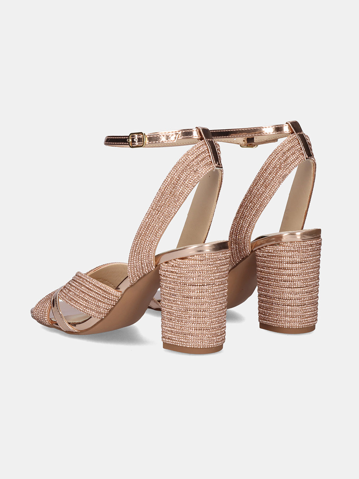 CAROL-505 STRASS PINK GOLD