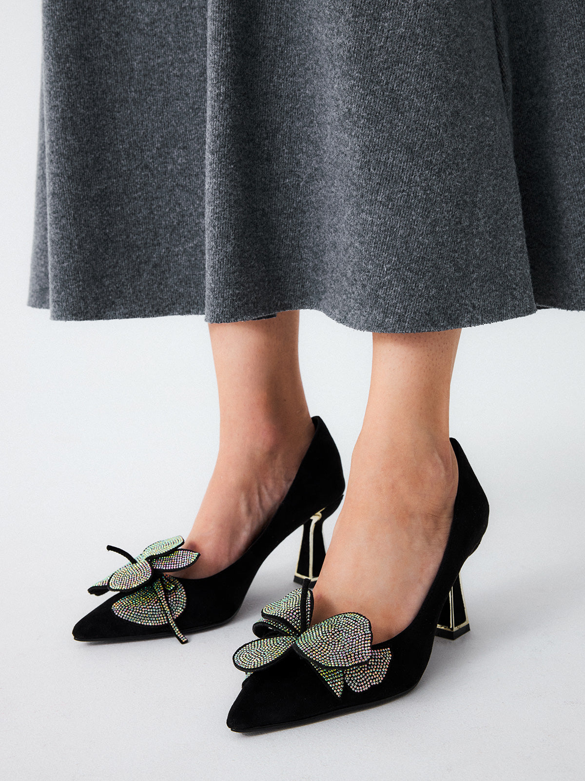 CORINA-139 FABRIC BLACK-SILV