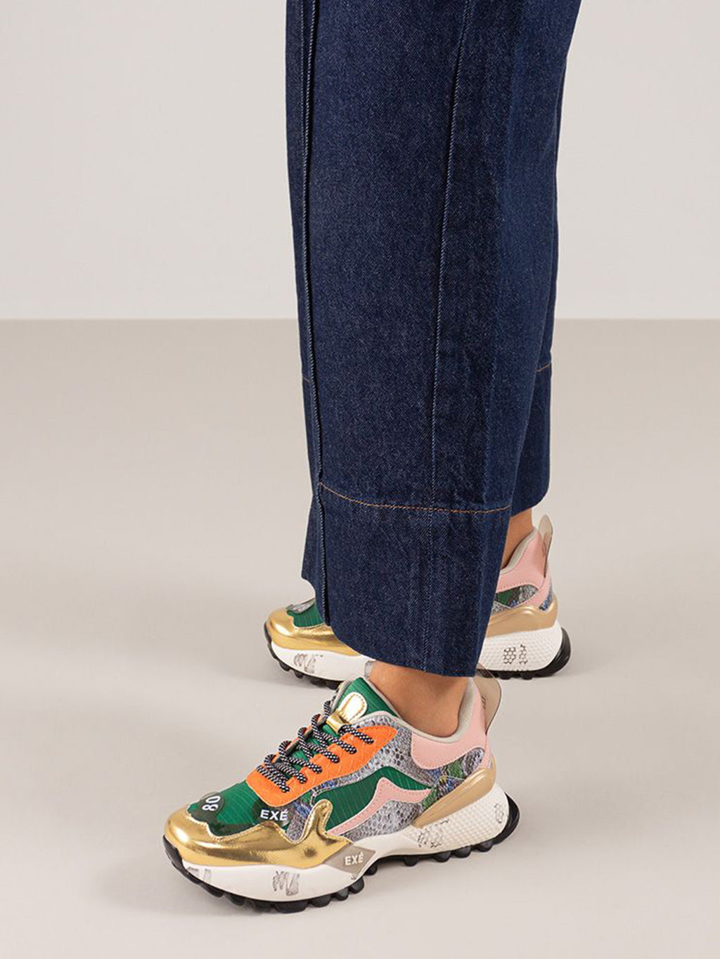 D190608-13 PU GREEN PINK