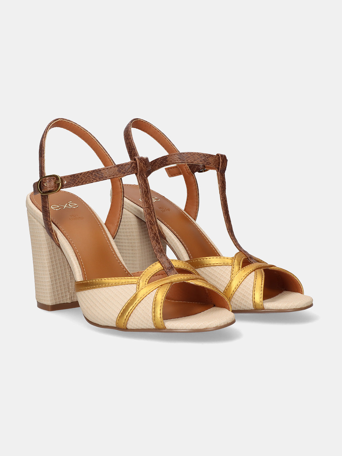 DENISE-500 PU BEIGE BRWN