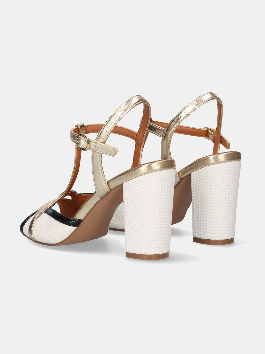 DENISE-500 PU WHITE BLK