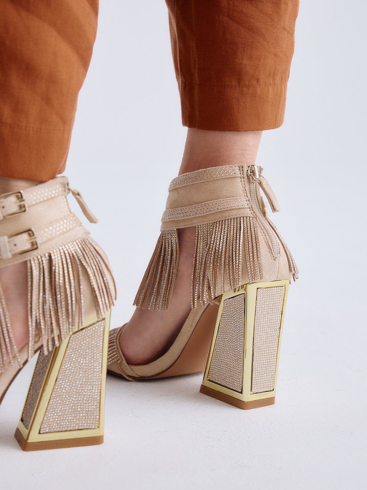 DOMINIC-520 STRASS BEIGE