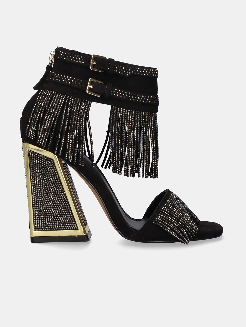 DOMINIC-520 STRASS BLACK